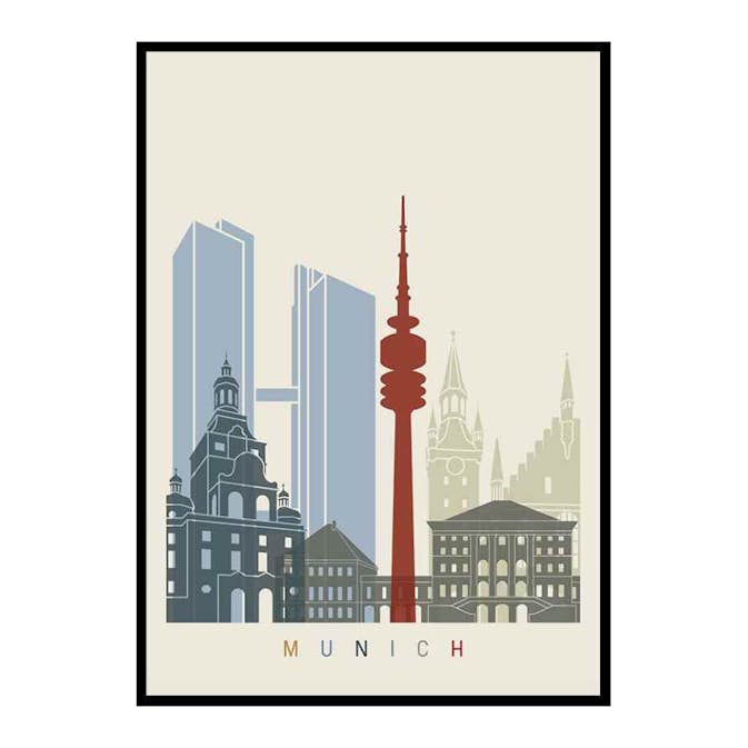 Poster Gallerix Munich Landmarks