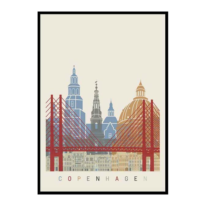 Poster Gallerix Copenhagen Landmarks