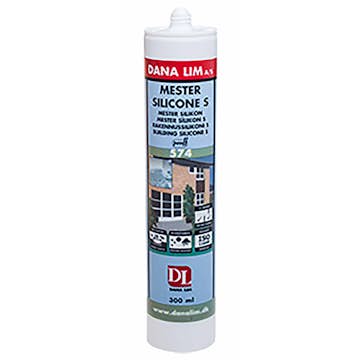 Fogmassa Danalim Dana Silikon 574 Transparent 300 ml för Kakel och Natursten