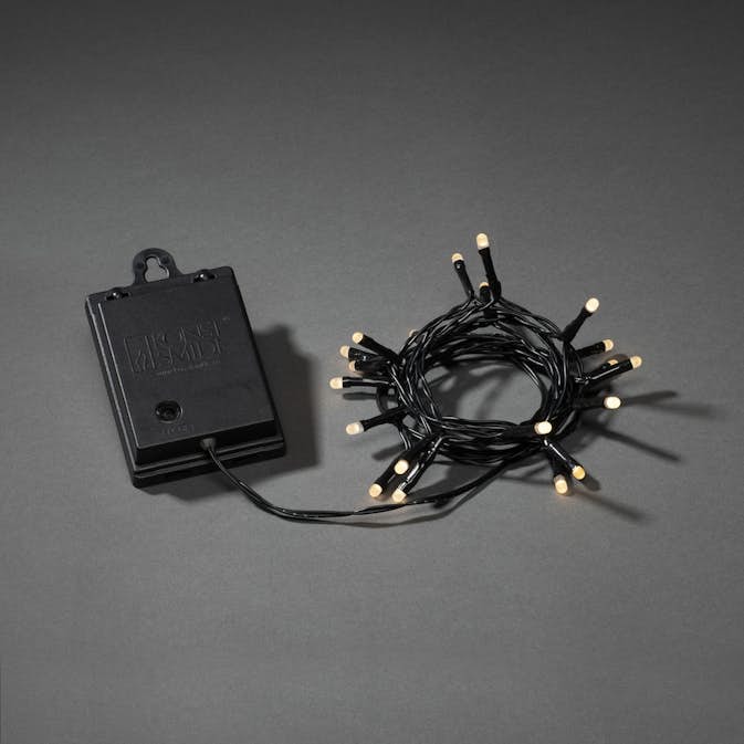 Ljusslinga Gnosjö Konstsmide Varmvita LED Frostad