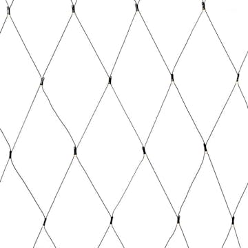Ljusslinga Gnosjö Konstsmide Nät 40 Varmvita LED 80x80 cm Frostad