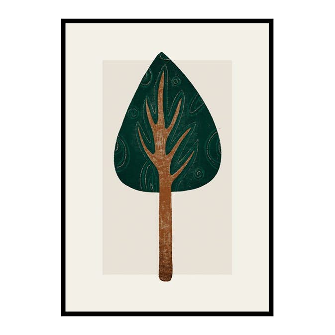 Poster Gallerix Abstract Tree No1