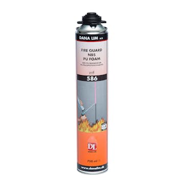Brandfogskum Danalim Dana Nbs Pu 586 Fire Guard Prof 750 ml för Byggfog & Butyltätning