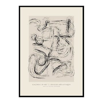 Poster Gallerix Dessin Artistique No4