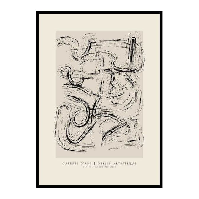 Poster Gallerix Dessin Artistique No4