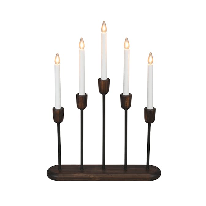 Adventsljusstake Gnosjö Konstsmide 5 LED