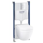 Vägghängd Toalettstol GROHE Solido Euro Ceramic 5-i-1 Komplett Vit Porslin