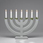 Adventsljusstake Gnosjö Konstsmide 7L Båge med Grönt