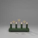 Adventsljusstake Gnosjö Konstsmide Stjärnor 4 L