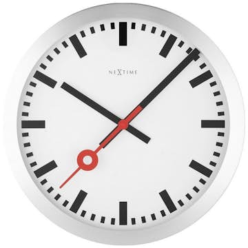 Väggklocka NeXtime Station 35 cm