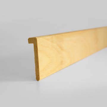 Trapprenovering Herrljunga Ledstångsfabrik Obehandlad Ask Bakkantlist