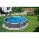 Poolpaket Mountfield Azuro 3,6x1,2m Graphit Vit Med Skimmer Filter & Stege
