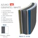 Poolpaket Mountfield Azuro 3,6x1,2m Graphit Vit Med Skimmer Filter & Stege