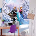 Barntapet Disney Frozen Winter Land
