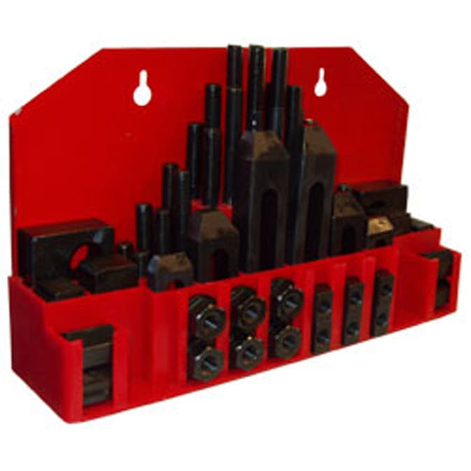 Spännverktygssats Hawk CK-12 M10 T-spår 12mm 52 delar