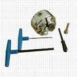 Svarvchuck Hawk SCK-4ZZ 4'' för Träsvarv