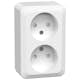 Vägguttag Gelia 2-vägs