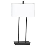 Bordslampa By Rydéns Luton H56 cm Svart/Vit
