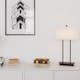 Bordslampa By Rydéns Luton H56 cm Svart/Vit