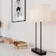Bordslampa By Rydéns Luton H56 cm Svart/Vit
