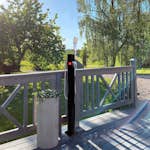 Utedusch Demerx Sunny 10 Light Soluppvärmd Trädgårdsdusch med Duschhantag