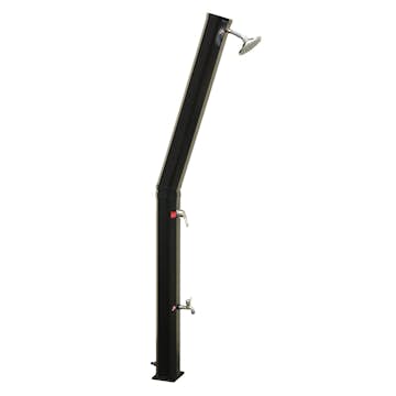 Utedusch Demerx Sunny 35 Edge Soluppvärmd Trädgårdsdusch med Takdusch