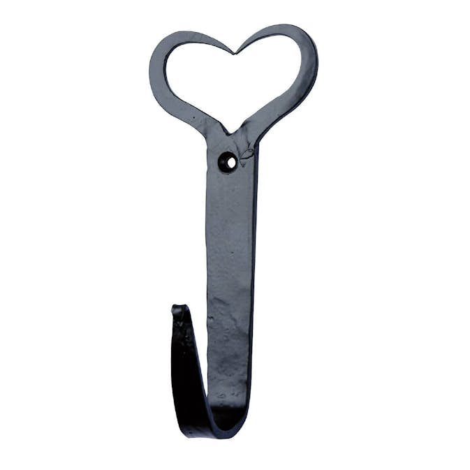 Klädkrok Millers 1-Krok Smide Svart 150 mm