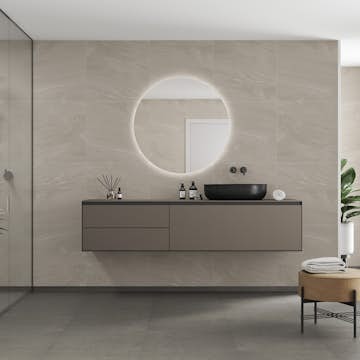 Våtrumsskiva Fibo 4008-M6060 Beige Stone 10x620x2400 mm