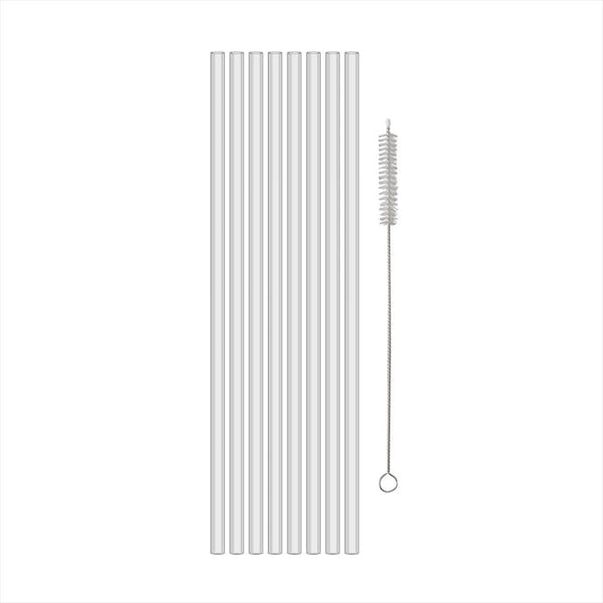 Sugrör Koziol Cheers Set Inkl Borste