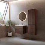 Sidoskåp Bathlife Eufori Valnöt