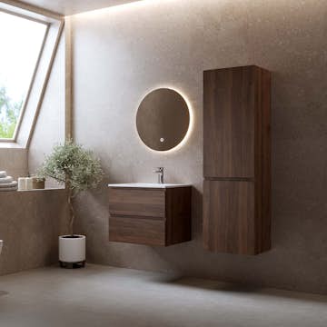 Sidoskåp Bathlife Eufori Valnöt