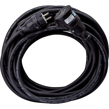 Skarvsladd Gelia Jordad med Självstängande Lock 230V Svart