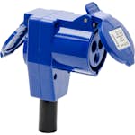 Skarvuttag Gelia 2-vägs för CEE och Schuko