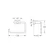 Toalettpappershållare Grohe Essentials Cube