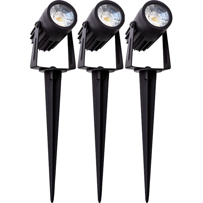 Spotlight Gelia Trädgårdsbelysning 3-Pack Set Inkl Trafo. 5M Kabel Djurö
