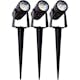 Spotlight Gelia Trädgårdsbelysning 3-Pack Set Inkl Trafo. 5M Kabel Djurö