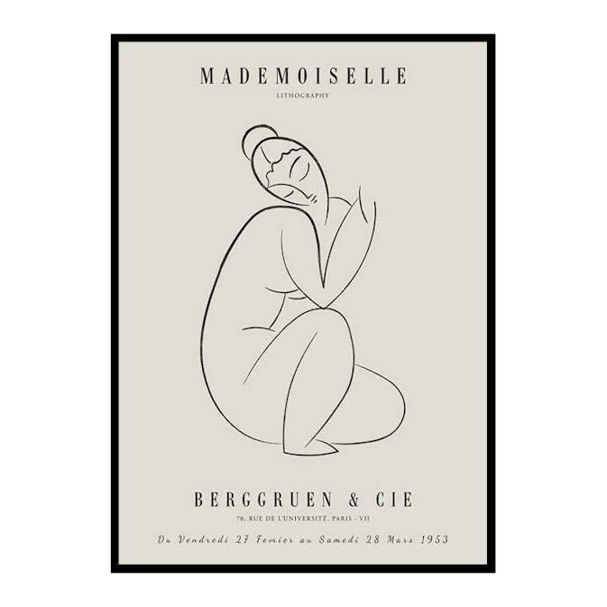 Poster Gallerix Picasso Mademoiselle No2