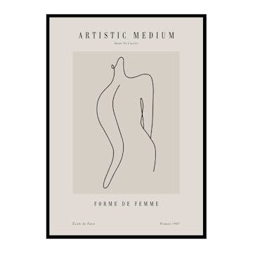 Poster Gallerix Picasso Forme femme