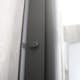 Duschdörr Bathlife Mångsidig Rak Vägg Klar glas + Rak Dörr Mellan Vägg Svart