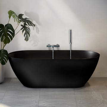 Badkar Bathlife Stillsam Mattsvart