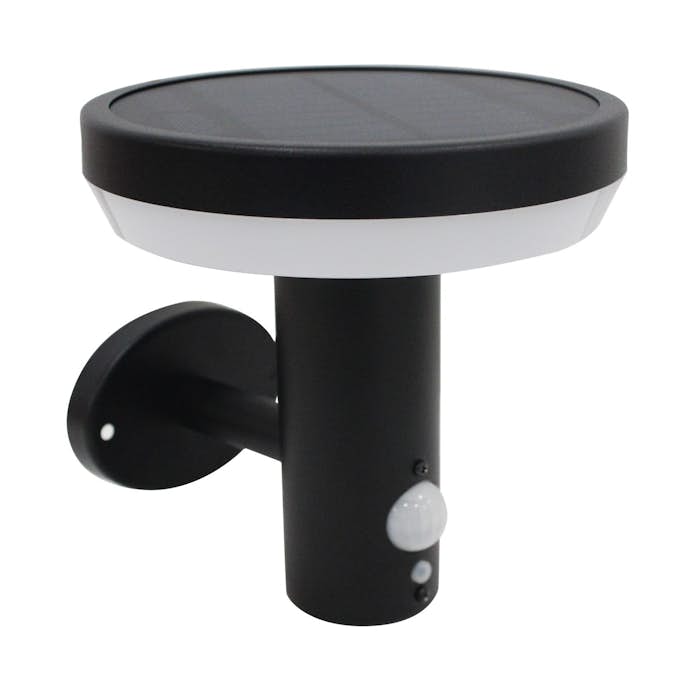 Solcellsarmatur Gelia Hojskär Vägg Sensor Svart 3,7V 2200 Mah