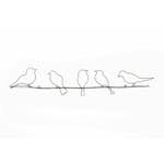 Metallkonst Art for the Home Birds on a Wire