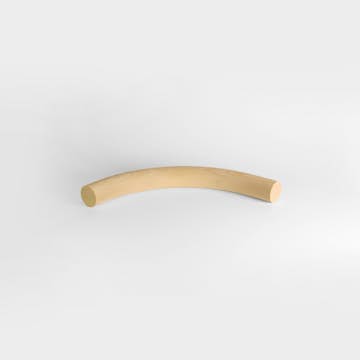 Hörnböj Herrljunga Ledstångsfabrik Stigande Obehandlad Ask