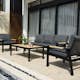 Loungeset LifestyleGarden Panama Soffgrupp med 5 Sittplatser