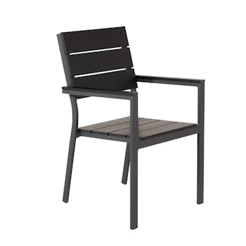 Trädgårdsstol Venture Home Lova Stapelbar Utomhus