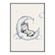 Poster Gallerix Sleeping Zebra