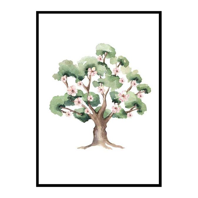 Poster Gallerix Painted Tree No1