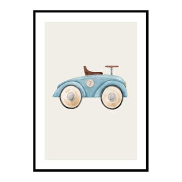 Poster Gallerix Blue Toy Car
