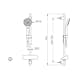 Duschset Oras Hyractiva Digital med Bluetooth