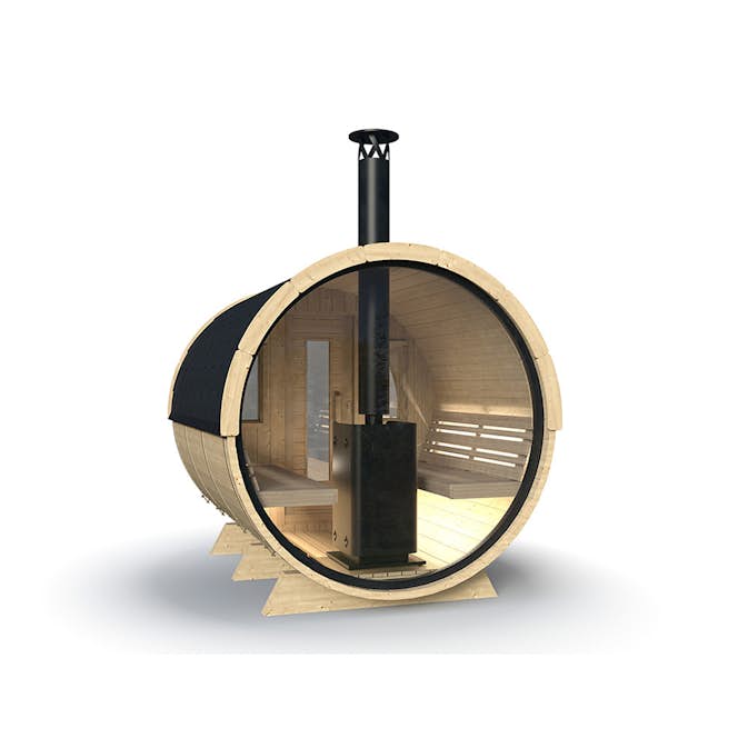 Bastutunna Nordkapp.NU PANORAMA Byggsats i Norrländsk Gran